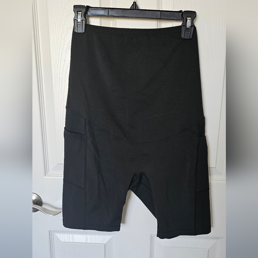 Maternity Biker Shorts - Set of 2 - Picture 3 of 10